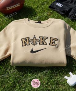 New Orleans Saints Embroidered Shirt, NFL Sports Embroidered Hoodie, Best Fandom Gift