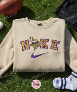 Minnesota Vikings Embroidered Shirt, NFL Sports Embroidered Hoodie, Best Gift Idea 2 Minnesota Vikings Embroidered Shirt, NFL Sports Embroidered Hoodie, Best Gift Idea