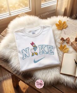 Custom Daisy Duck Cruise Embroidered Shirt, Cartoon Embroidered Hoodie, Disney Vacation Apparel 1 Custom Daisy Duck Cruise Embroidered Shirt, Cartoon Embroidered Hoodie, Disney Vacation Apparel (1)