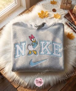 Custom Daisy Duck Cruise Embroidered Shirt, Cartoon Embroidered Hoodie, Disney Vacation Apparel (2)