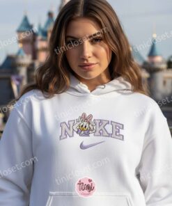 Daisy Duck Embroidered Sweatshirt, Disney Characters Embroidered T-shirt, Cartoon Embroidered Hoodie 1 Daisy Duck Embroidered Sweatshirt, Disney Characters Embroidered T shirt, Cartoon Embroidered Hoodie (1)
