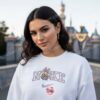 Daisy Duck Embroidered Sweatshirt, Disney Characters Embroidered T-shirt, Cartoon Embroidered Hoodie