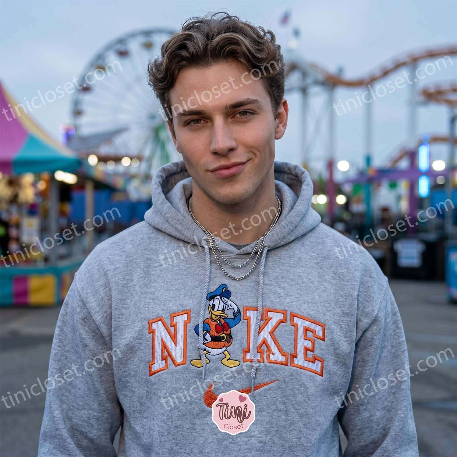 Cruise Trip Anchor Ship Donald Embroidered Sweatshirt, Disney Characters Embroidered Hoodie, Bestie Matching Shirts Cruise Trip Anchor Ship Donald Embroidered Sweatshirt, Disney Characters Embroidered Hoodie, Bestie Matching Shirts