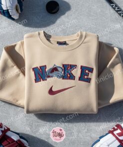 Colorado Avalanche Embroidered Shirt, NHL Sports Embroidered Hoodie, Best Gift Idea