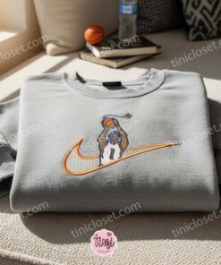 Basketball Bomb Embroidered Shirt, NBA Sports Embroidered Hoodie, Best Gift Idea