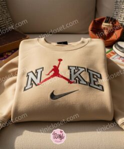 Air Jordan Logo Embroidered Shirt, Sports Embroidered Hoodie, Best Gift Idea 1 Air Jordan Logo Embroidered Shirt, Sports Embroidered Hoodie, Best Gift Idea