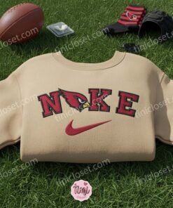 Arizona Cardinals Embroidered Shirt, NFL Sports Embroidered Hoodie, Best Gift Idea 2 Arizona Cardinals Embroidered Shirt, NFL Sports Embroidered Hoodie, Best Gift Idea