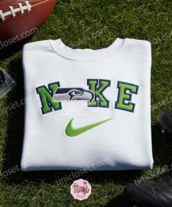 Seattle Seahawks Embroidered Shirt, NFL Sports Embroidered Hoodie, Best Gift Idea