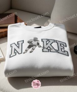 Hockey Player Embroidered Shirt, NHL Sports Embroidered Hoodie, Best Gift Idea