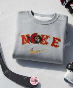 Ottawa Senators Embroidered Shirt, NHL Sports Embroidered Hoodie, Best Gift Idea 2 Ottawa Senators Embroidered Shirt, NHL Sports Embroidered Hoodie, Best Gift Idea