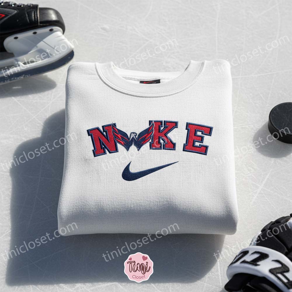 Washington Capitals Embroidered Shirt, NHL Sports Embroidered Hoodie, Best Gift Idea Washington Capitals Embroidered Shirt, NHL Sports Embroidered Hoodie, Best Gift Idea