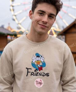 Best Friend Donald Embroidered Shirt, Disney Characters Embroidered Shirt, Best Gift Ideas