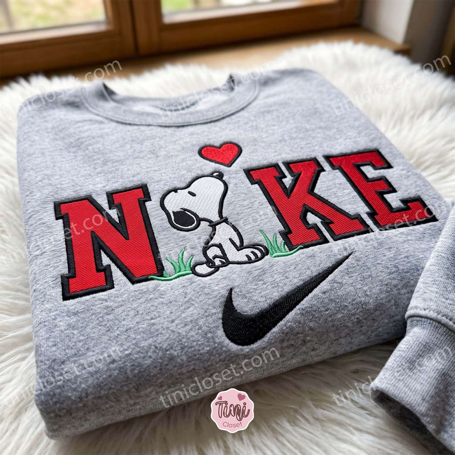 Snoopy With Heart Embroidered Shirt, The Peanuts Cartoon Embroidered Hoodie, Unique Valentine’s Day Gift Ideas Snoopy With Heart Embroidered Shirt, The Peanuts Cartoon Embroidered Hoodie, Unique Valentine’s Day Gift Ideas