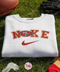 San Francisco 49ers Embroidered Shirt, NFL Sports Embroidered Hoodie, Best Gift Idea 2 San Francisco 49ers Embroidered Shirt, NFL Sports Embroidered Hoodie, Best Gift Idea