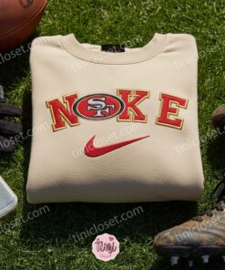 San Francisco 49ers Embroidered Shirt, NFL Sports Embroidered Hoodie, Best Gift Idea