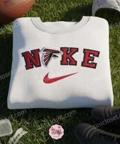 Atlanta Falcons Embroidered Shirt, NFL Sports Embroidered Hoodie, Best Gift Idea