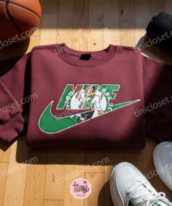 Boston Celtics Embroidered Shirt, NBA Sports Embroidered Hoodie, Best Fandom Gift 2 Boston Celtics Embroidered Shirt, NBA Sports Embroidered Hoodie, Best Fandom Gift