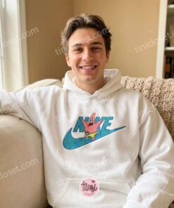 Patrick Star Embroidered Sweatshirt and Hoodie, SpongeBob SquarePants Apparel, Bestie Matching Shirts (2)