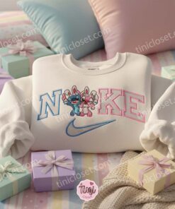 Stitch and Angel Bunny Ears Hoodie, Easter Matching Couple Sweatshirt, Custom Experiment 626 and 624 Embroidered Crewneck, Disney Holiday Gift 1 Stitch and Angel Bunny Ears Hoodie, Easter Matching Couple Sweatshirt, Custom Experiment 626 and 624 Embroidered Crewneck, Disney Holiday Gift (1)