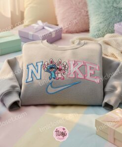 Stitch and Angel Bunny Ears Hoodie, Easter Matching Couple Sweatshirt, Custom Experiment 626 and 624 Embroidered Crewneck, Disney Holiday Gift 2 Stitch and Angel Bunny Ears Hoodie, Easter Matching Couple Sweatshirt, Custom Experiment 626 and 624 Embroidered Crewneck, Disney Holiday Gift (2)