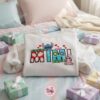 Stitch and Angel Mimi Embroidered Sweatshirt, Cute Matching Mother’s Day Crewneck, Disney Mom and Daughter Gift