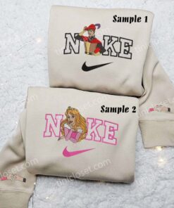Aurora and Prince Phillip Embroidered Shirts, Disney Characters Embroidered Sweatshirts, Couple Embroidered Hoodies 1 Aurora and Prince Phillip Embroidered Couple Shirts 4
