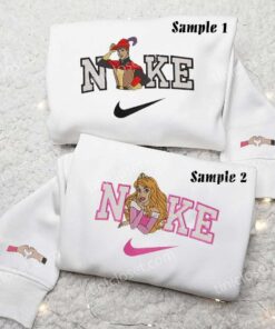 Aurora and Prince Phillip Embroidered Shirts, Disney Characters Embroidered Sweatshirts, Couple Embroidered Hoodies 3 Aurora and Prince Phillip Embroidered Couple Shirts 2