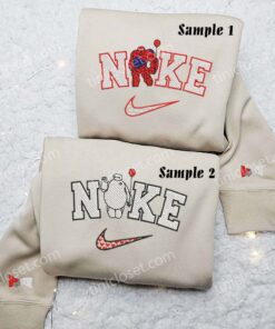Baymax Big Hero 6 Embroidered Shirts, Disney Characters Embroidered Hoodies, Couple Embroidered Sweatshirts