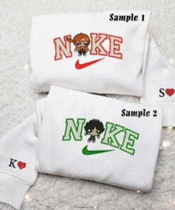 Brick and Butch The Rowdyruff Boys Embroidered Shirts, Cartoon Embroidered Sweatshirts, Couple Embroidered Hoodies 2 Brick and Butch The Rowdyruff Boys Embroidered Shirts 3