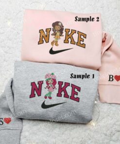 Cherry Jam And Orange Blossom Embroidered Shirts, Cartoon Embroidered Sweatshirts, Couple Embroidered Hoodies 2 Cherry Jam and Orange Blossom Embroidered Shirts 4