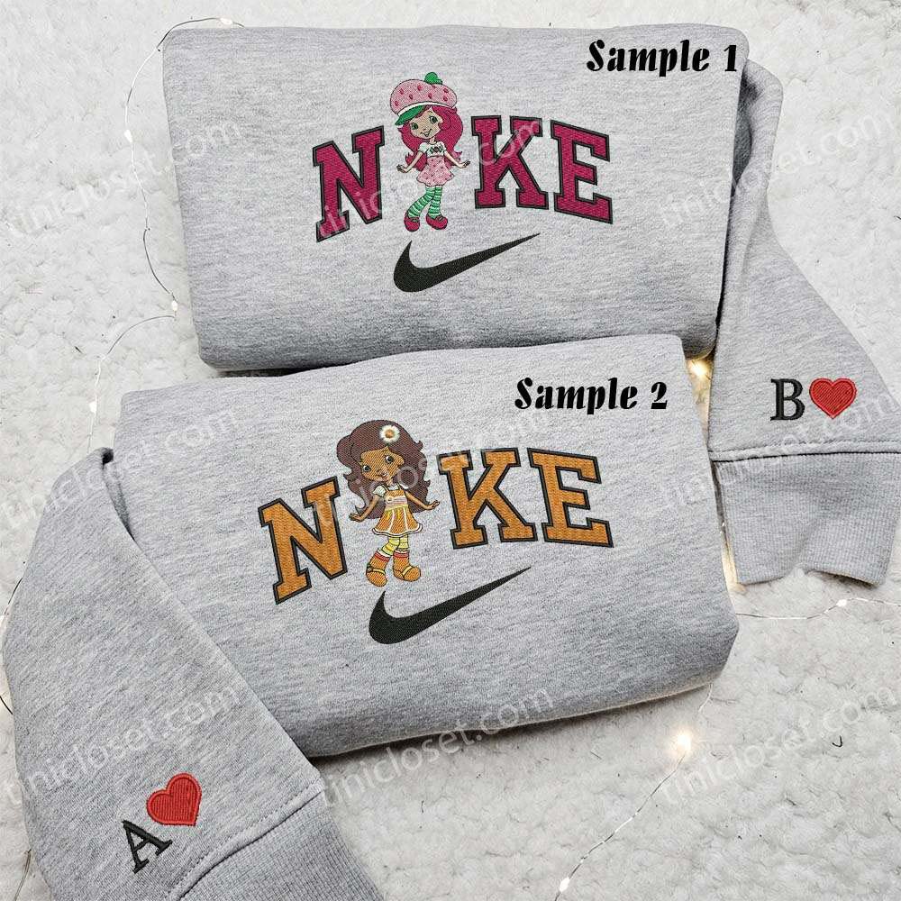 Cherry Jam And Orange Blossom Embroidered Shirts, Cartoon Embroidered Sweatshirts, Couple Embroidered Hoodies Cherry Jam And Orange Blossom Embroidered Shirts, Cartoon Embroidered Sweatshirts, Couple Embroidered Hoodies