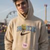 SpongeBob Embroidered Hoodie, Nostalgic Cartoon Crewneck, Long Distance Relationship Gifts