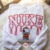 Cute Snoopy Pumpkin Embroidered Sweatshirt, Halloween Embroidered Shirt, Spooky Season Oversized Hoodie For Girlfriend & Boyfriend