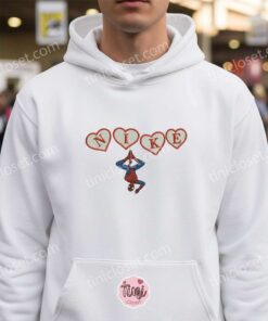 Marvel Spider Man Heart Embroidered Sweatshirt, Cute Spider Man Embroidered Hoodie & Tee, Galentine Gift Ideas (1)