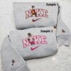 Alvin and Brittany The Chipmunks and The Chipettes Embroidered Shirts, Cartoon Characters Embroidered Sweatshirts, Couple Embroidered Hoodies