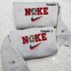 Baby Chucky and Tiffany Embroidered Shirts, Halloween Embroidered Hoodies, Couples Embroidered Sweatshirts