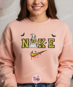 Pikachu Oogie Boogie Halloween Embroidered Hoodie, Nightmare Before Christmas Pokemon Sweatshirt, Spooky Anime Crewneck