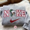 Snoopy And Woodstock Christmas Embroidered Shirt, Cartoon Embroidered Hoodie, Holiday Gift for Family and Friends