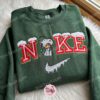 Snoopy And Woodstock Christmas Snow Embroidered Shirt, Cozy Gifts For Girlfriend, Just Because Gift For Him