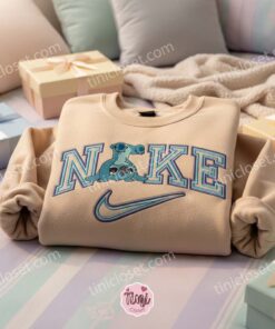 Handstand Stitch Embroidered Sweatshirt, Upside Down Experiment 626 Hoodie, Custom Ohana Family Crewneck, Disney Gift for Him Her