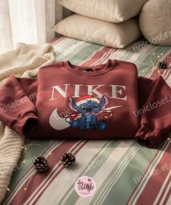 Stitch Candy Cane Christmas Embroidered Hoodie, Sweet Christmas Experiment 626 Sweatshirt, Festive Disney Holiday Apparel, Gift for Him Her 2 Stitch Candy Cane Christmas Embroidered Hoodie, Sweet Christmas Experiment 626 Sweatshirt, Festive Disney Holiday Apparel, Gift for Him Her (1)