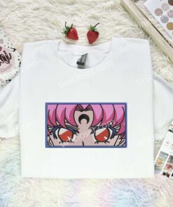 Chibiusa Eyes Embroidered Shirt, Sailor Moon Embroidered Hoodie, Anime Embroidered Sweatshirt (2)