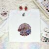 Doflamingo Gang Embroidered Shirt, One Piece Embroidered Hoodie, Anime Embroidered Sweatshirt