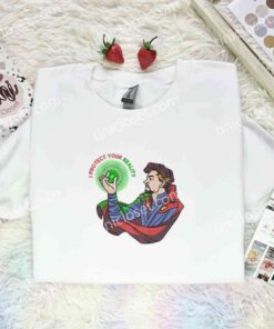 Dr Strange Embroidered Shirt, Superhero Embroidered Hoodie, Marvel Movie Embroidered Sweatshirt (1)