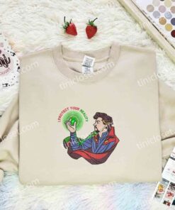 Dr Strange Embroidered Shirt, Superhero Embroidered Hoodie, Marvel Movie Embroidered Sweatshirt (2)