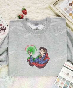 Dr Strange Embroidered Shirt, Superhero Embroidered Hoodie, Marvel Movie Embroidered Sweatshirt (3)