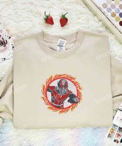 Ant Man Embroidered Shirt, Superhero Embroidered Hoodie, Marvel Movie Embroidered Sweatshirt