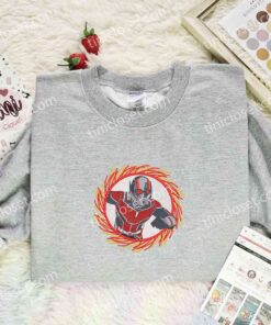 Ant Man Embroidered Shirt, Superhero Embroidered Hoodie, Marvel Movie Embroidered Sweatshirt (2)