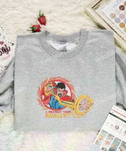 Dr Strange Embroidered Shirt, Superhero Embroidered Hoodie, Marvel Movie Embroidered Sweatshirt (3)