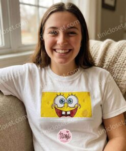 SpongeBob Embroidered Sweatshirt, Cute Cartoon Character Hoodie, Fun Nostalgic Apparel, Bestie Matching Shirts (1)